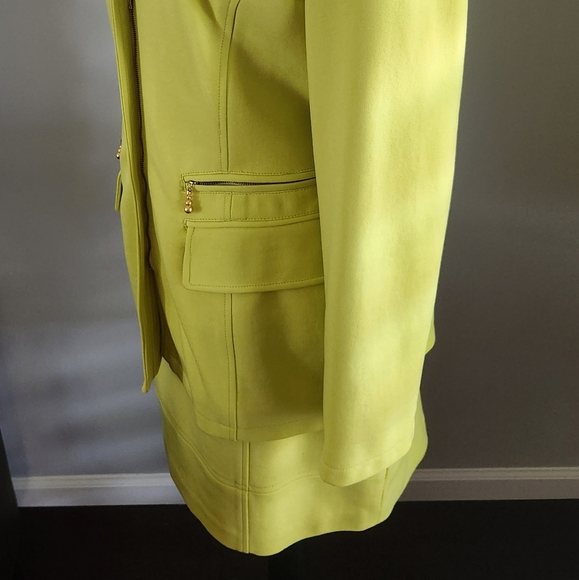 Vintage Dana Buchman Women's Suite in Lime Green. - Picture 6 of 16